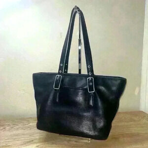 Vintage Coach 9847 Cleaned And Conditioned Leather Black Color